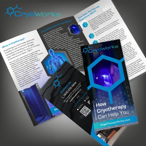 A4 Tri-fold Brochure for CryoWorks