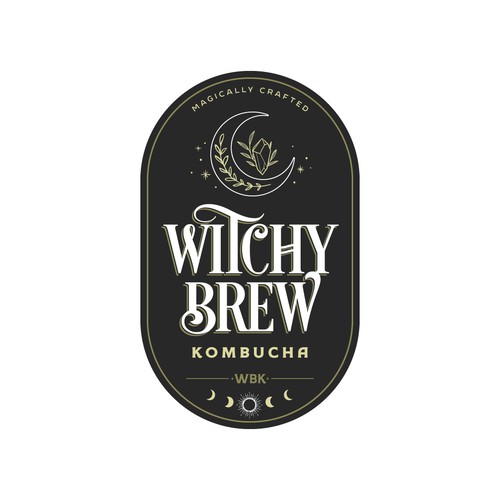 Logo for Witchy Brew Kombucha