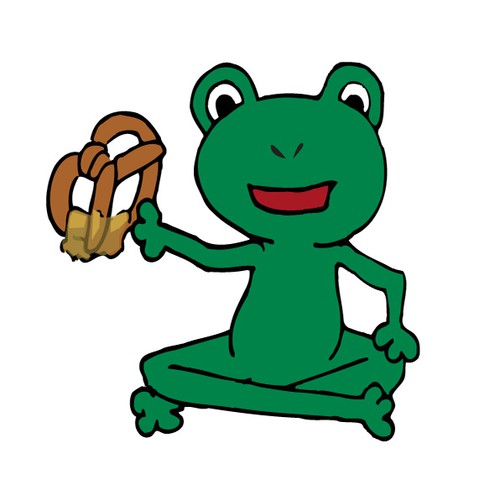 Pretzel Frog