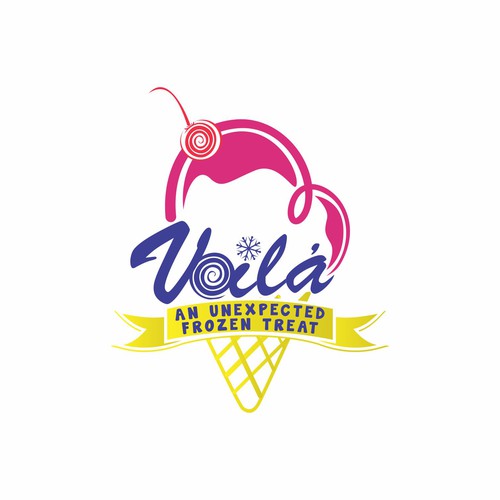 Create the next logo for Voila! Ice Cream