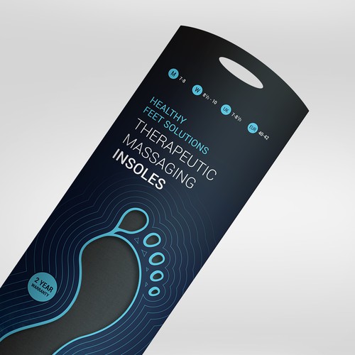 Liquid massaging insole