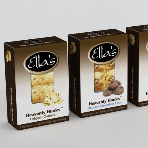 New product packaging wanted for Ella's Heavenly Hunks