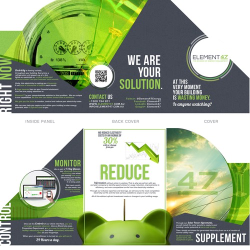 Element47 DieCut Brochure Design