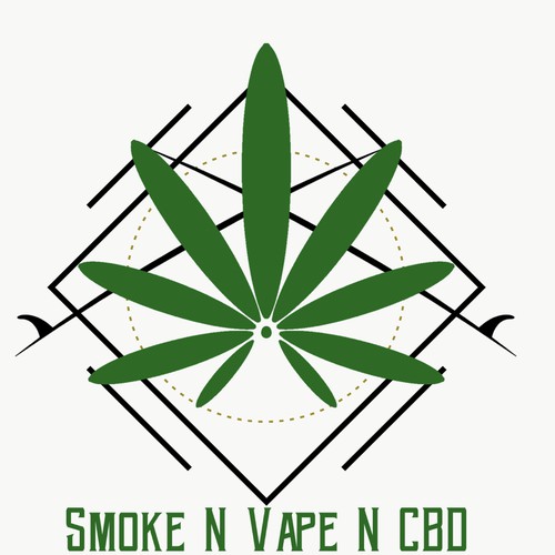 Logo for a CBD store startup