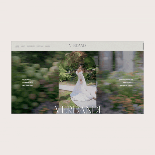 Squarespace Website Design & SEO for Verdandi Photography