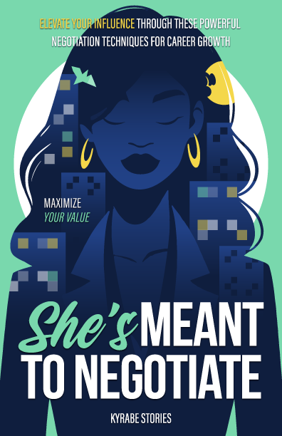 She's Meant to Negotiate Book Cover Design (established book series - currently ongoing)