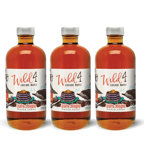 Non-Ordinary Label for Maple Syrup