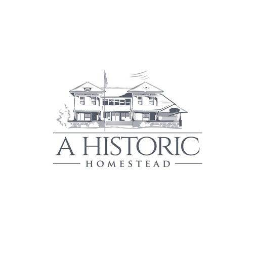 Logo for a historic homestead