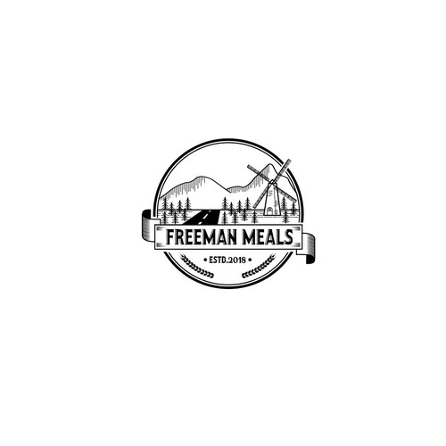 Logo concept for Freeman Meals
