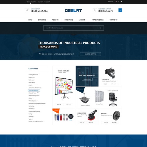 Deelat Industrial Needs a Responsive Design