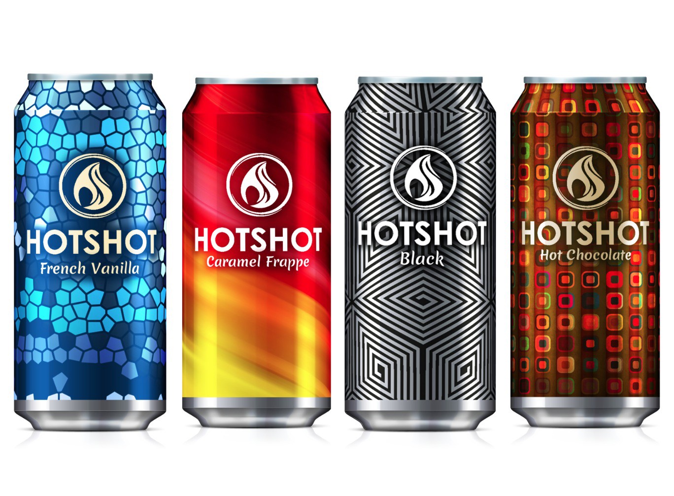 Hotshot - Product Labels for Hot New Drink