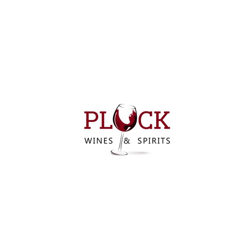 Logo concept for a wine shop