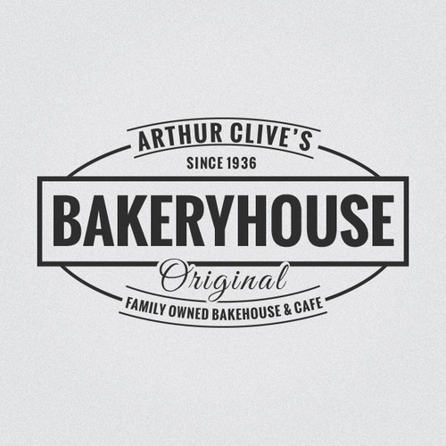Hipster logo for bakeryhouse