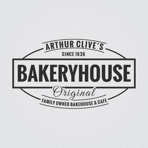 Hipster logo for bakeryhouse