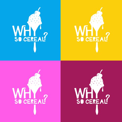 Bold logo concept for an Ice-Cream business