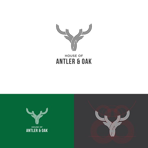 Antler and oak