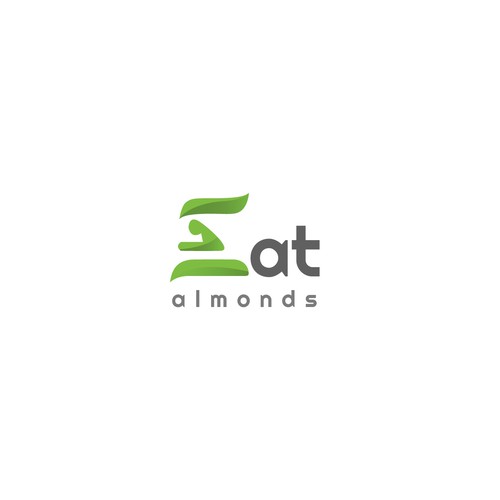 logo for almond company EAT ALMONDS