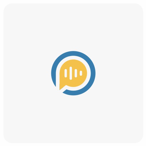 Letter P Chat Logo