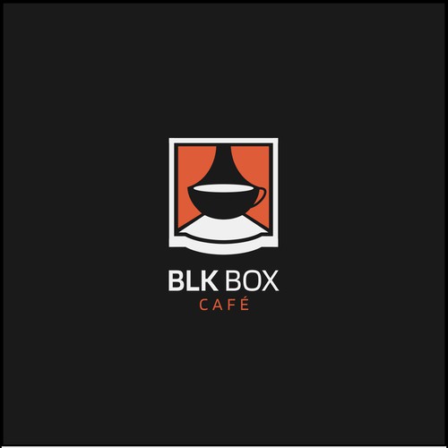 Blk Box Cafe Logo Concept