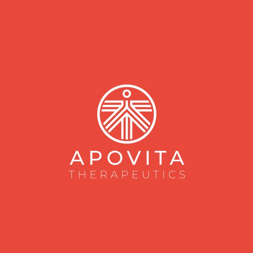 Minimalist logo concept for Apovita Therapeutics