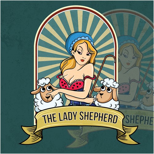 logo concept for lady shepered