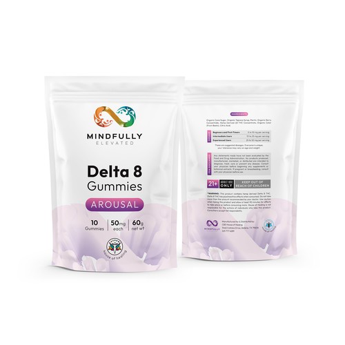 Delta 8 Gummies Pouch Design