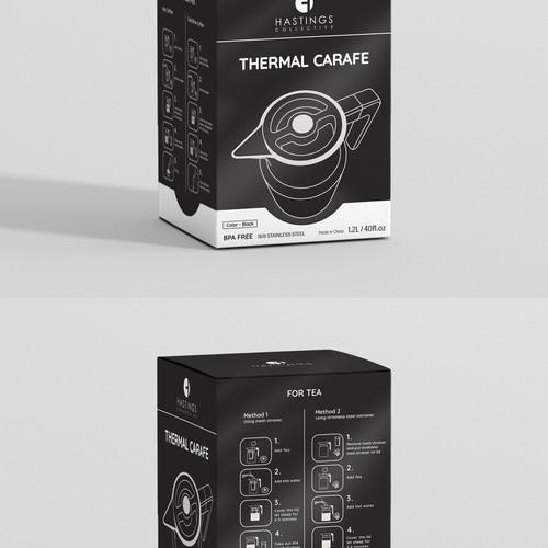 Hastings Collective need a sophisticated package design for our Thermal Carafe