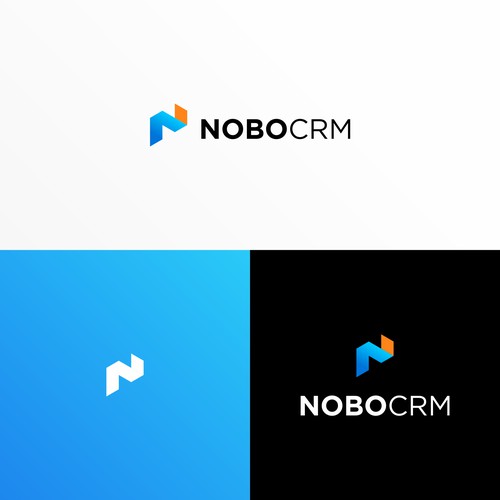 Example of a logo for a SaaS business selling High Level CRM services.