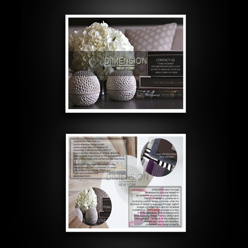 Marketing Flyer for Interior Design Firm