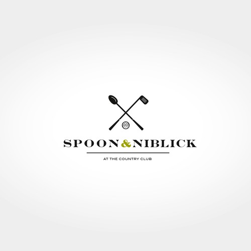 logo concept for golf club restaurant