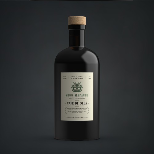 Mezcal Liqueur Label
