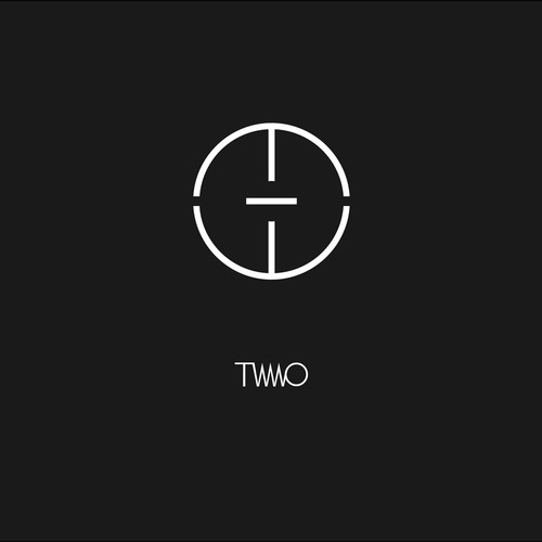 T W W O | Create a minimal, modern logo for a next classic Pop duo music group.
