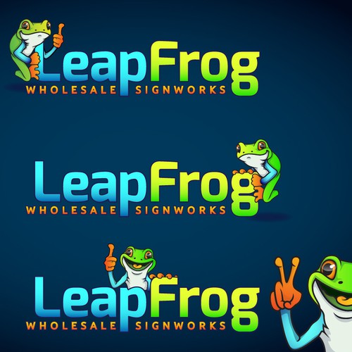 Logo contest: Leapfrog Signworks with tree frog character!