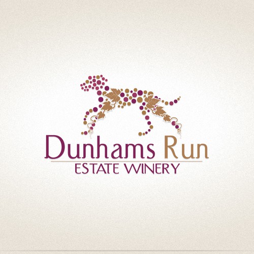 Create the next logo for Dunhams Run Estate Winery