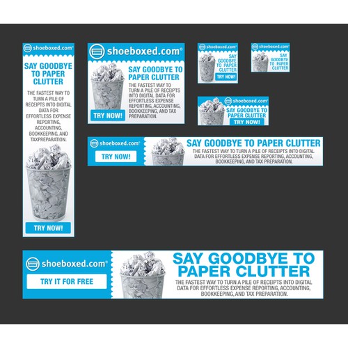Help Shoeboxed.com with a new banner ad