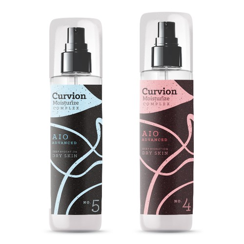 Curvion : label design