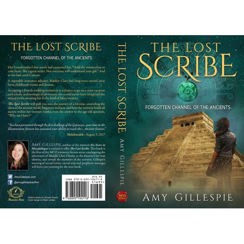 Dynamic Book Cover for Adventure Fiction Series, at forgotten sacred sites