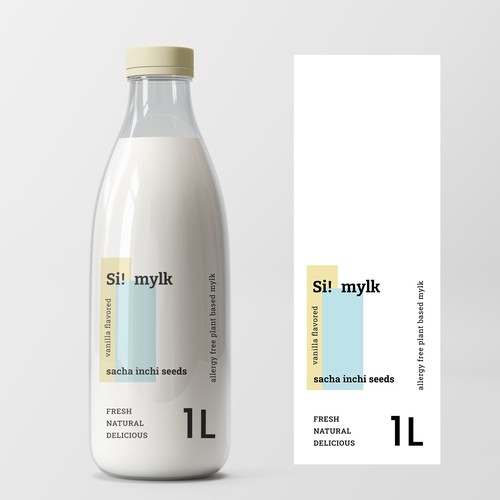 Minimal, modern label design