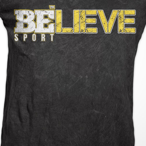 T-shirt design for sport/fitness comapny