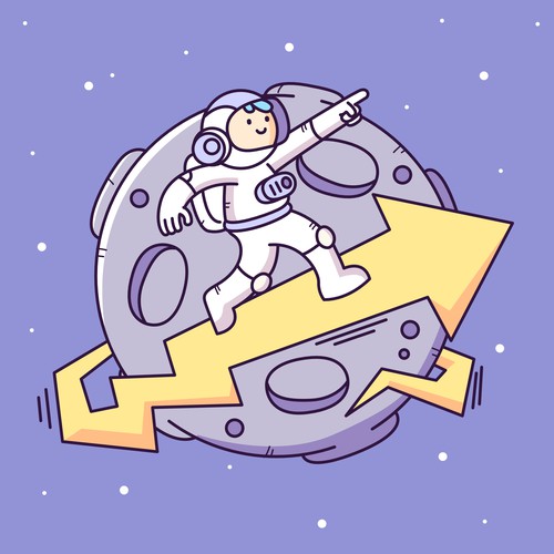 Astronaut Mascot Design