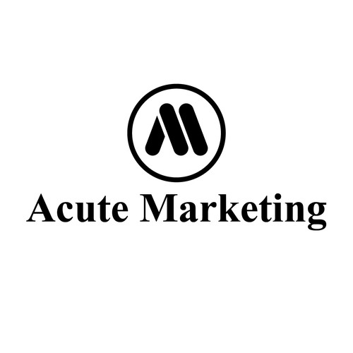 Help me get my business idea off the ground with a classic, clever logo for Acute Marketing