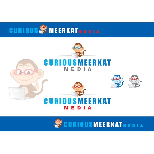 logo curious meerkat