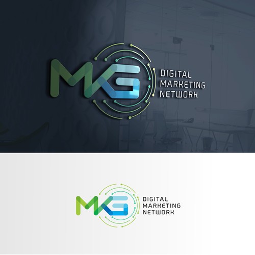 redesign for MKG logo , a digital marketing network company.