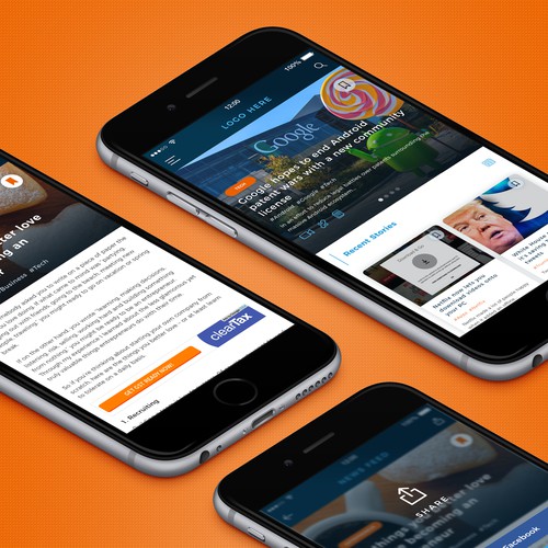 News app design