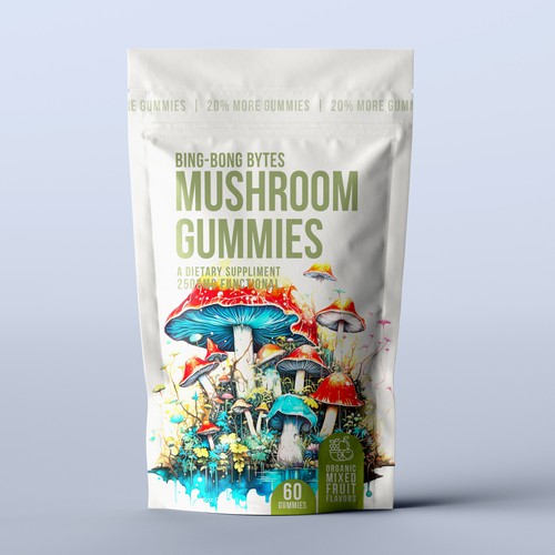 MACRO Mushroom Gummies packaging