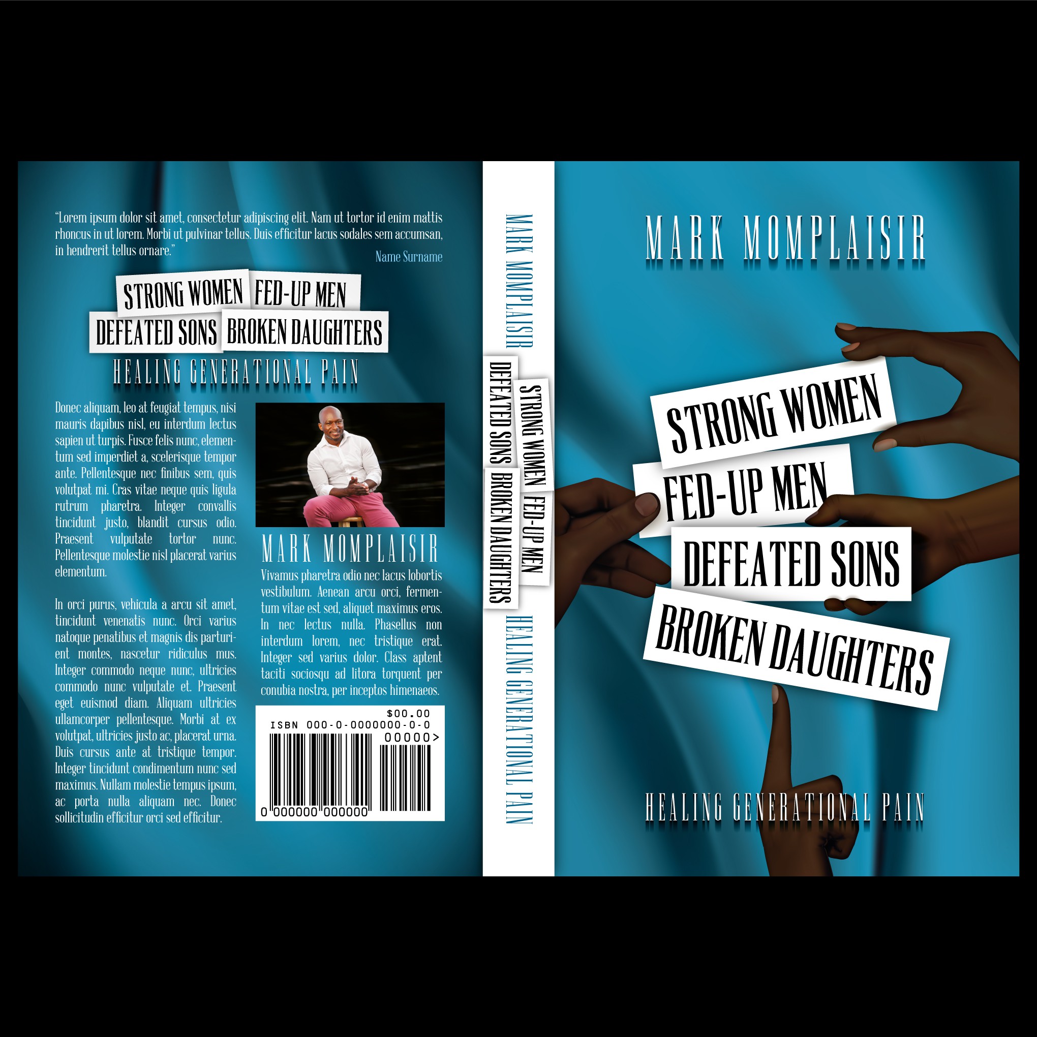 I need a powerful book cover for my healing and purpose book