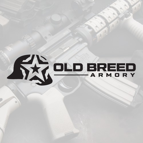 Logo design for "Old Breed Armory"