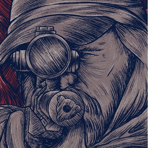 Firearms brand shirt illustration 