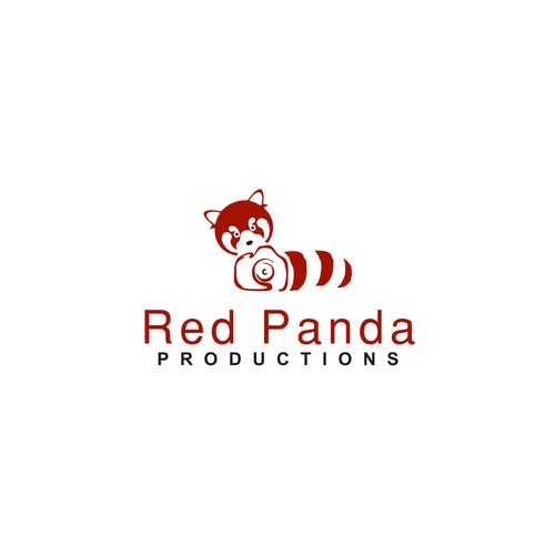 red panda and camera logo.