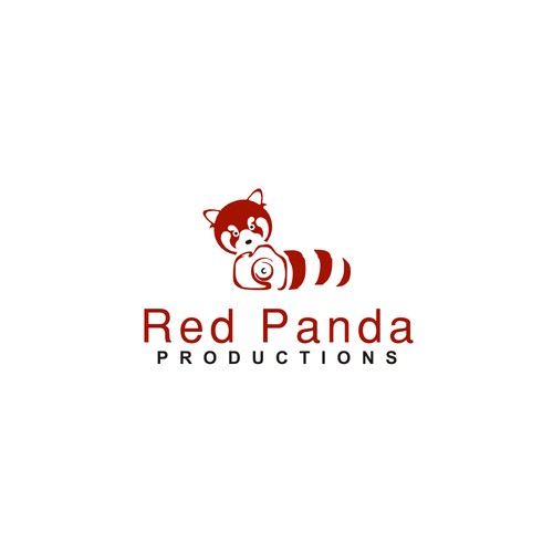 red panda and camera logo.